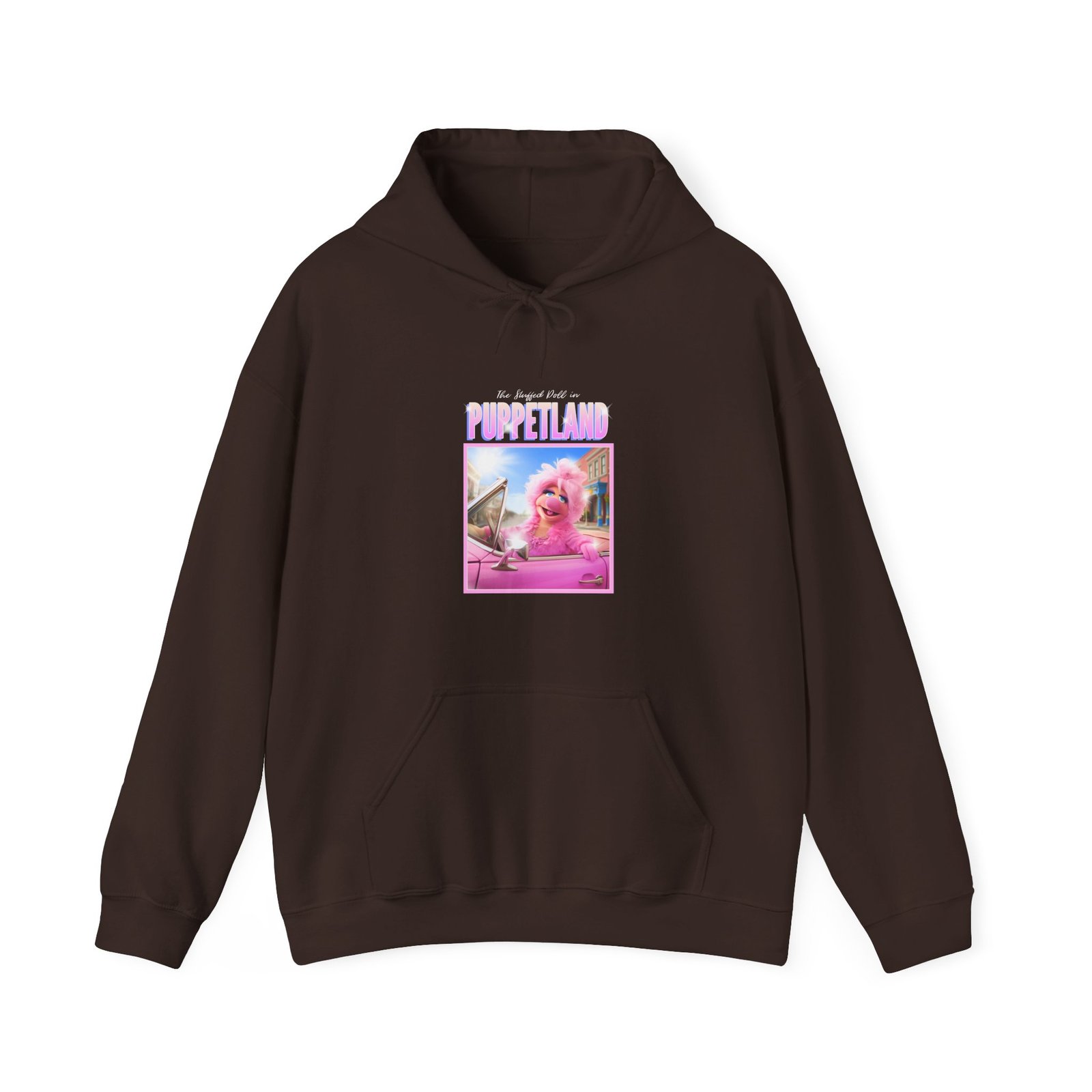 Glamorous Poodle with Puppetland Theme Artistic Illustration - Hoodie - Image 5