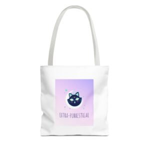 Extra Terrestrial Cat in Cosmic Space Design - Tote Bag