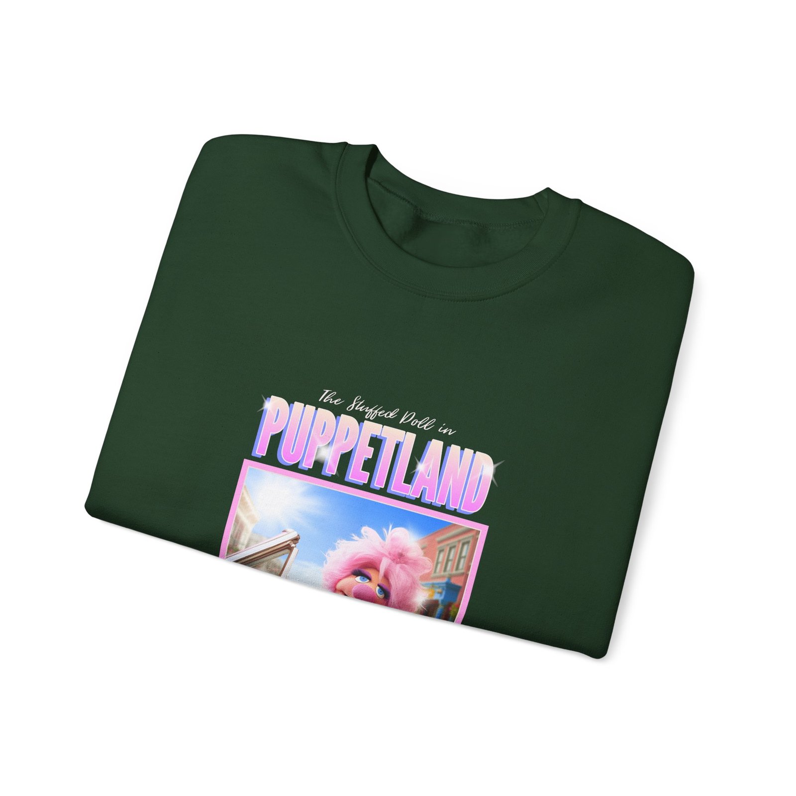 Glamorous Poodle with Puppetland Theme Artistic Illustration - Sweatshirt - Image 7