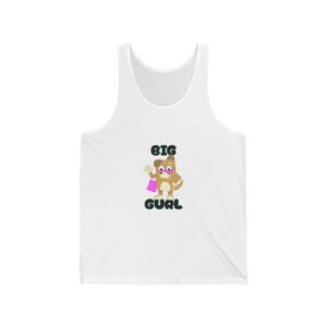 Big Gurl Squirrel Shopper Cute Cartoon Character - Tank Top