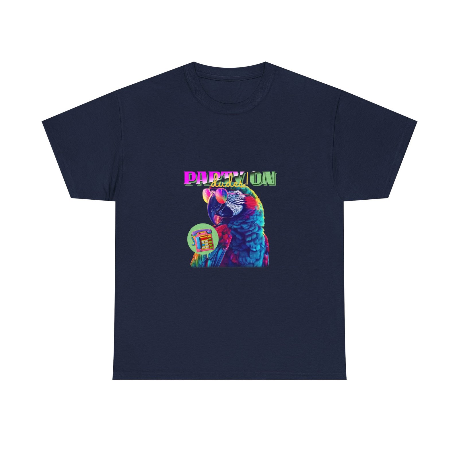 Vibrant Papillon Parrot Colorful Illustration - T-shirt - Image 9