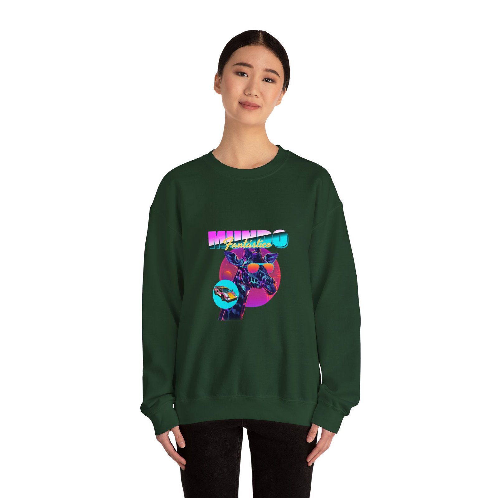 MEOWD San Francisco Retro Cat Graphic with Vintage Vibes - Sweatshirt - Image 8