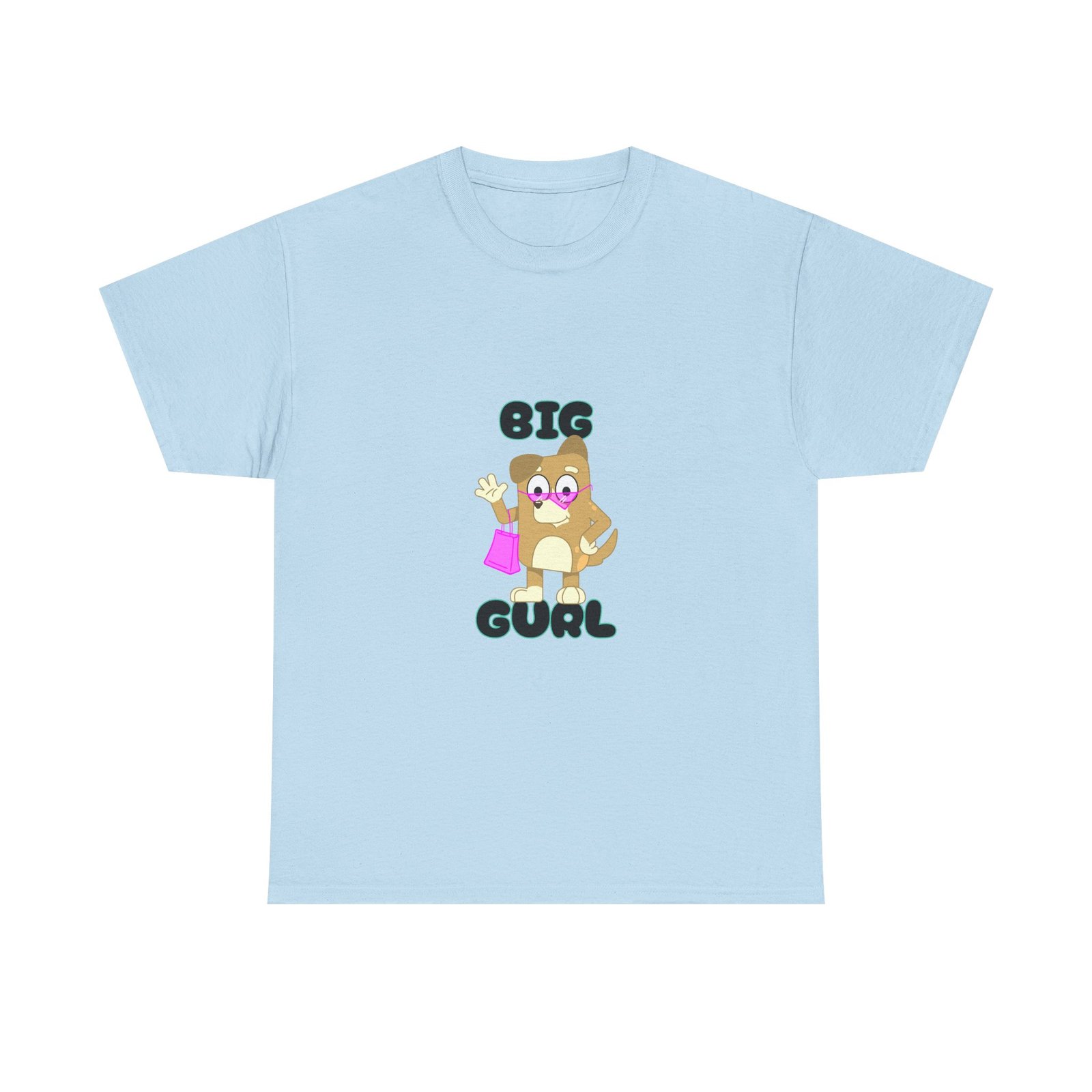 Big Gurl Squirrel Shopper Cute Cartoon Character - T-shirt - Image 9