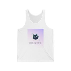Extra Terrestrial Cat in Cosmic Space Design - Tank Top