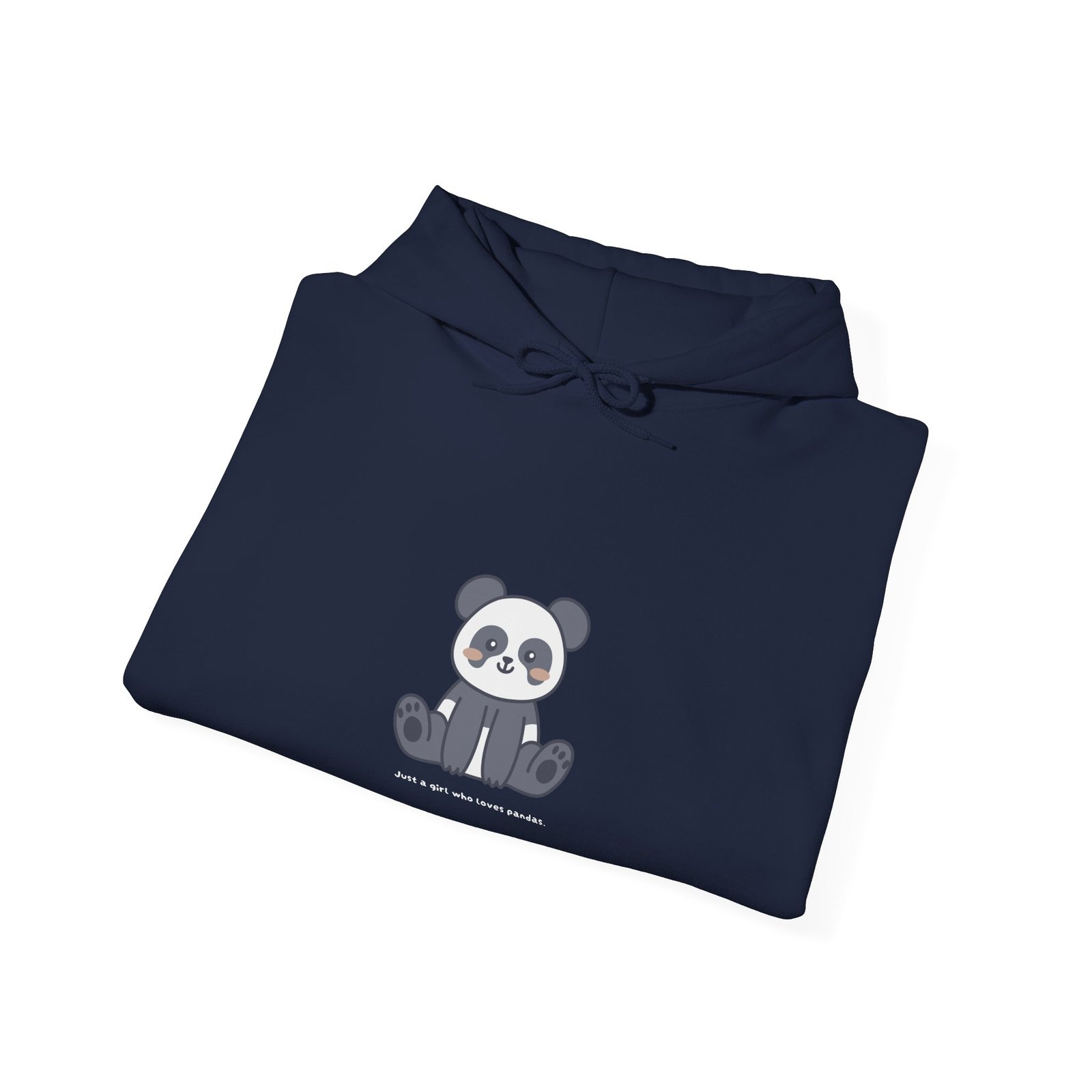Just a Girl Who Loves Pandas Cute and Playful Design - Hoodie - Image 12