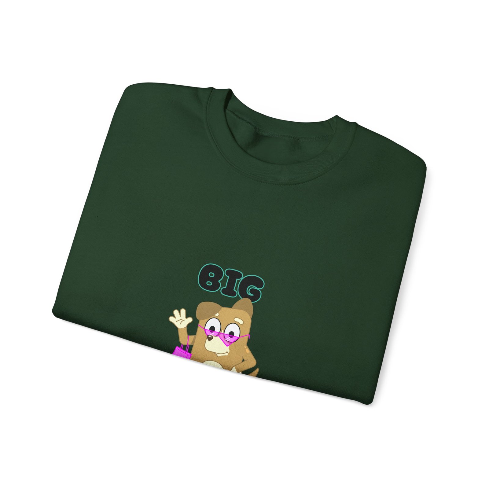 Big Gurl Squirrel Shopper Cute Animal Cartoon Art - Sweatshirt - Image 7