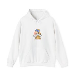 I Do What I Want Cat Artistic Illustration with Attitude - Hoodie