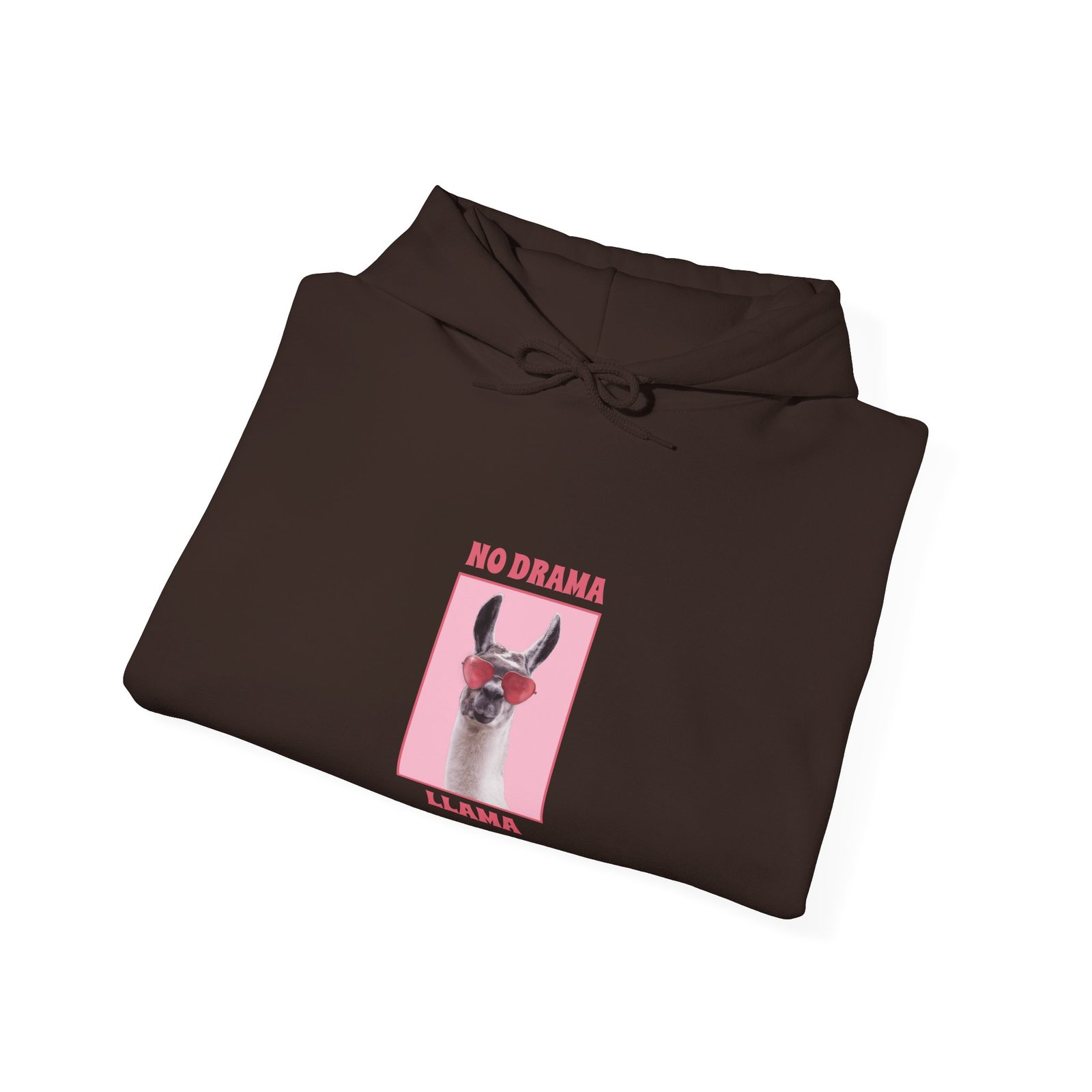 No Drama Llama Sassy Llama Illustration with Fun Attitude - Hoodie - Image 8
