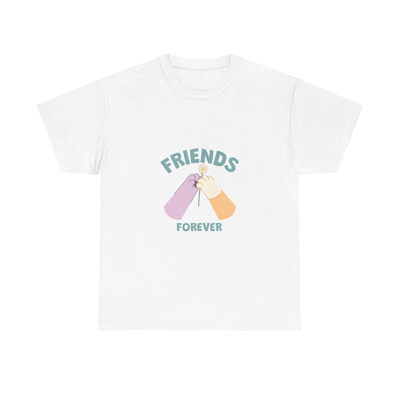 Friends Forever Animal Friends Cute Cartoon Illustration - T-shirt