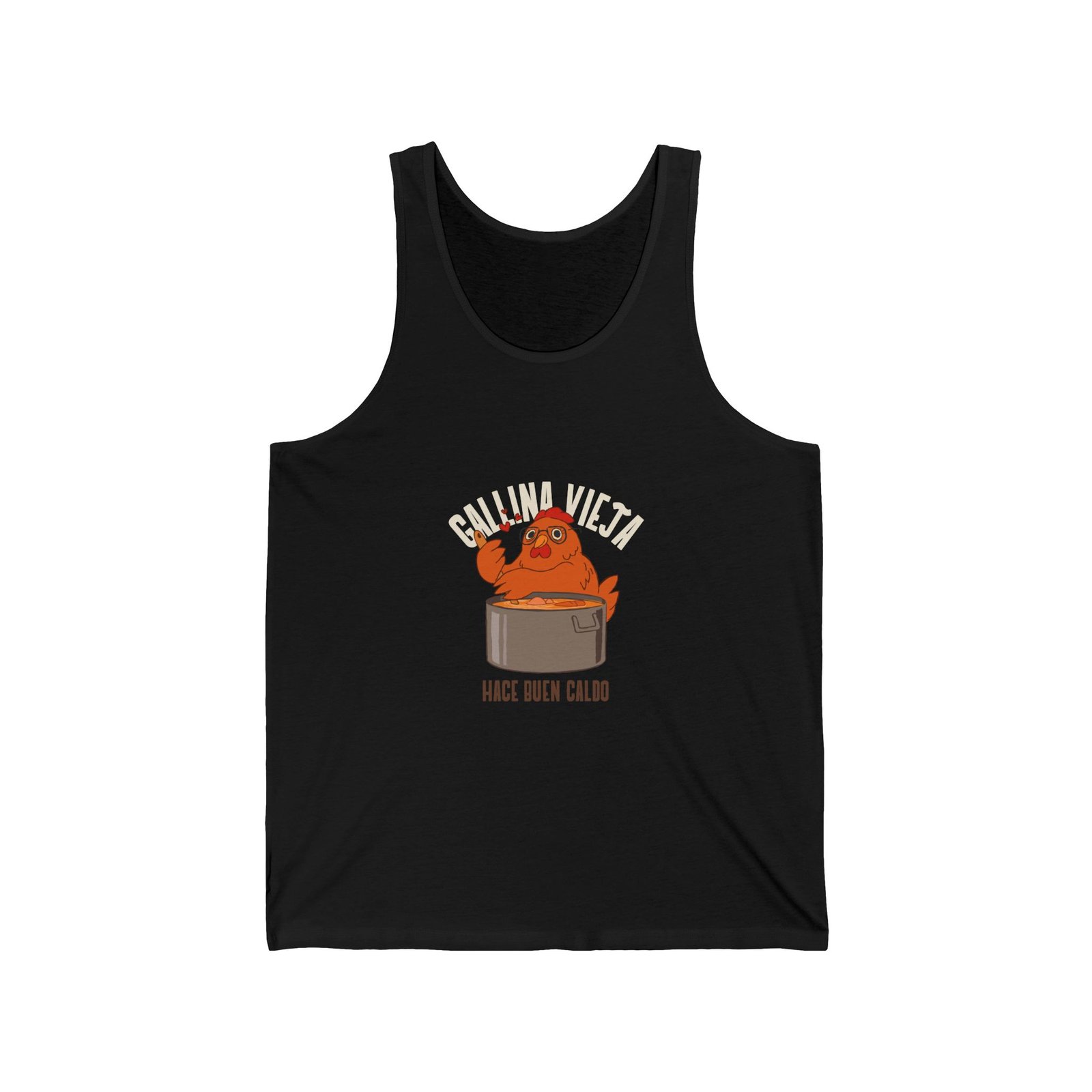 Have Buen Caldo Spicy Chicken Typography Graphic - Tank Top