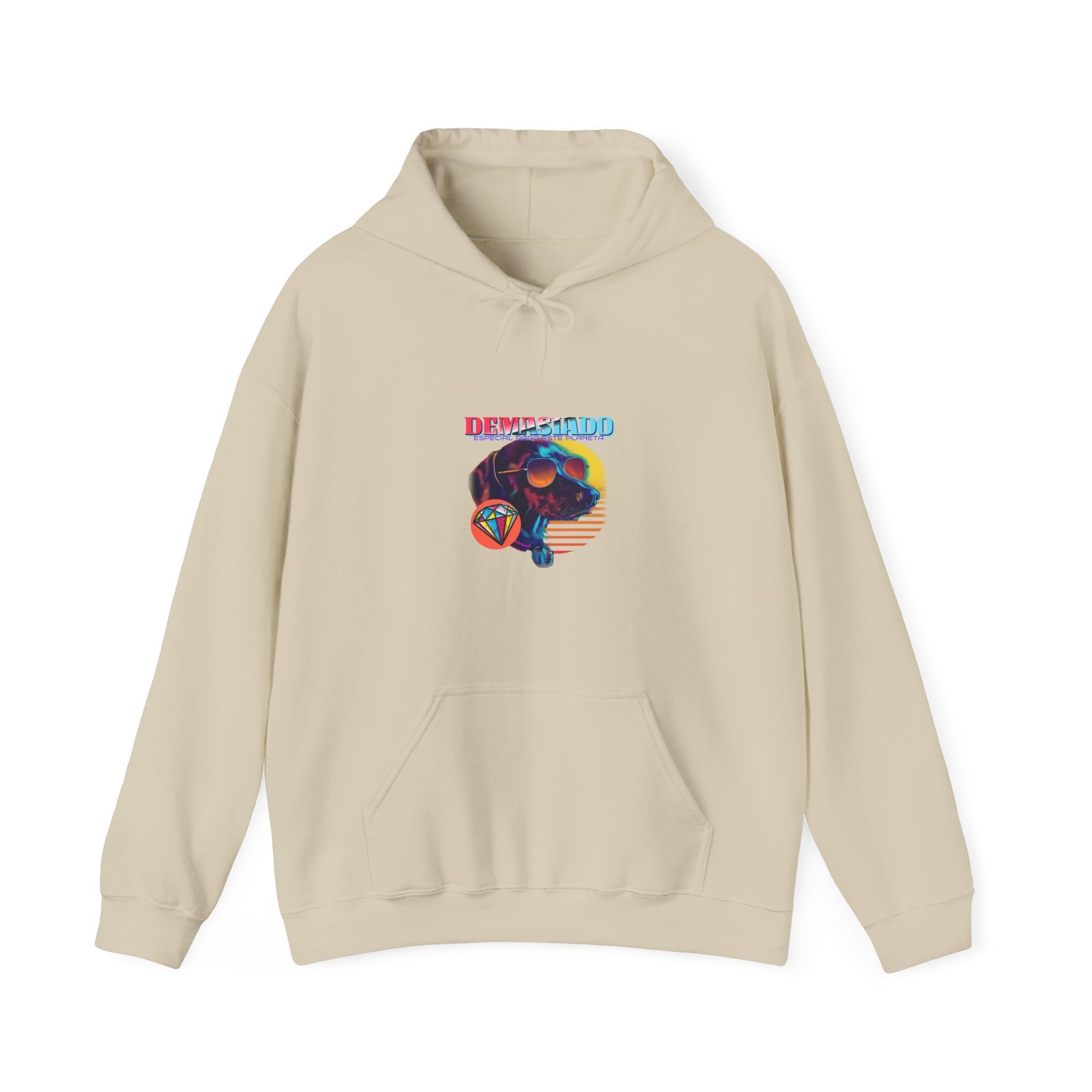 Demasiado Dog Stylish Graphic with Trendy Canine Character - Hoodie - Image 5