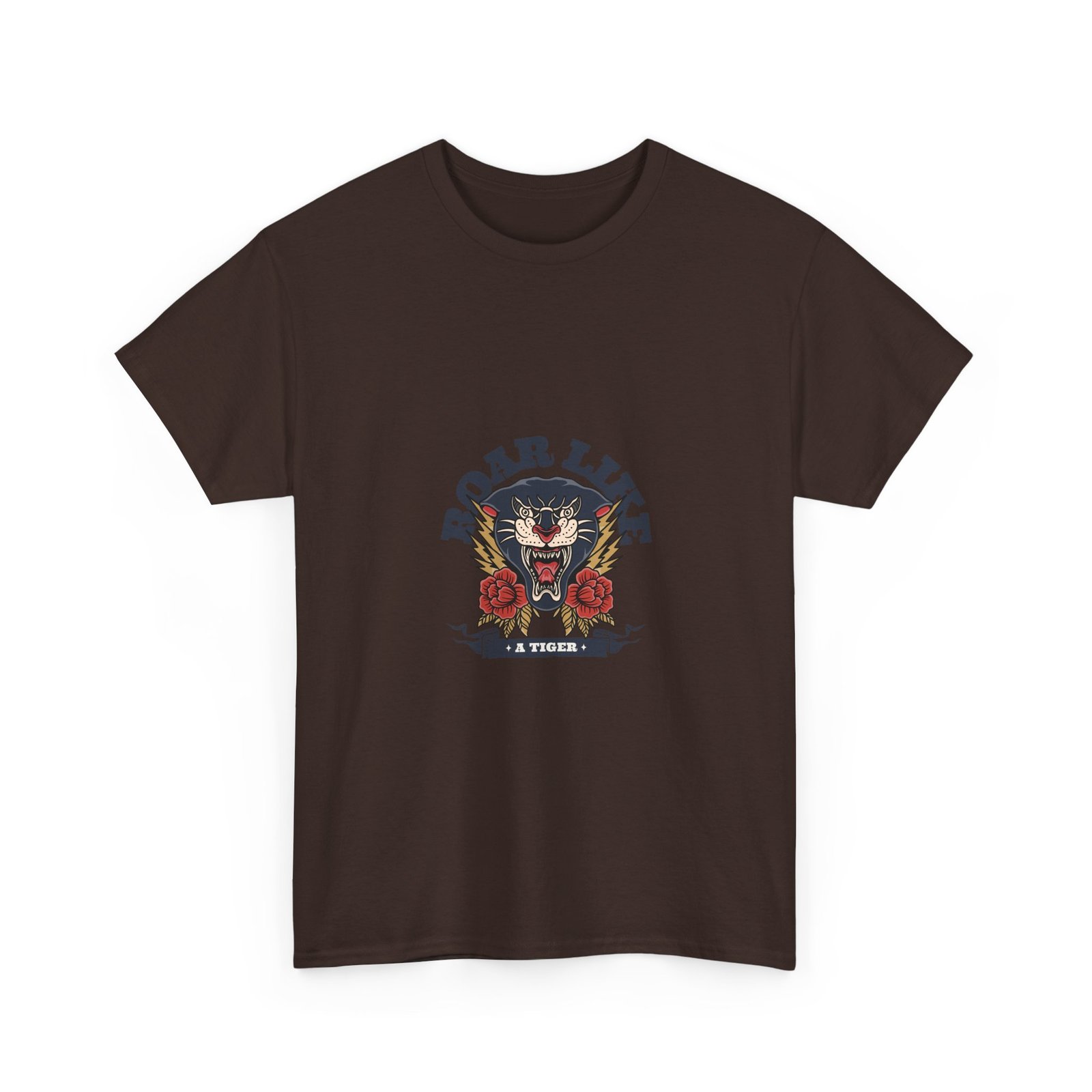Roar Like a Tiger Fierce Tiger Illustration - T-shirt - Image 3