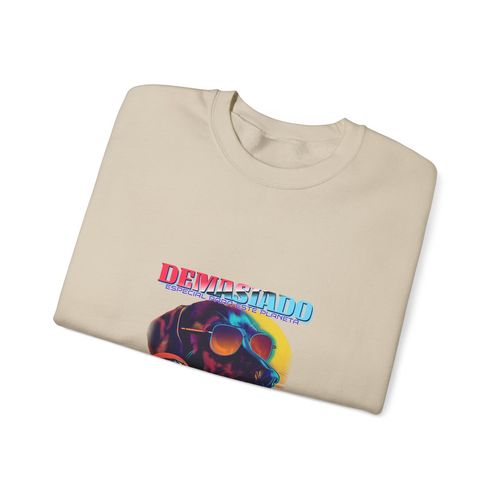 Demasiado Dog Stylish Graphic with Trendy Canine Character - Sweatshirt - Image 7