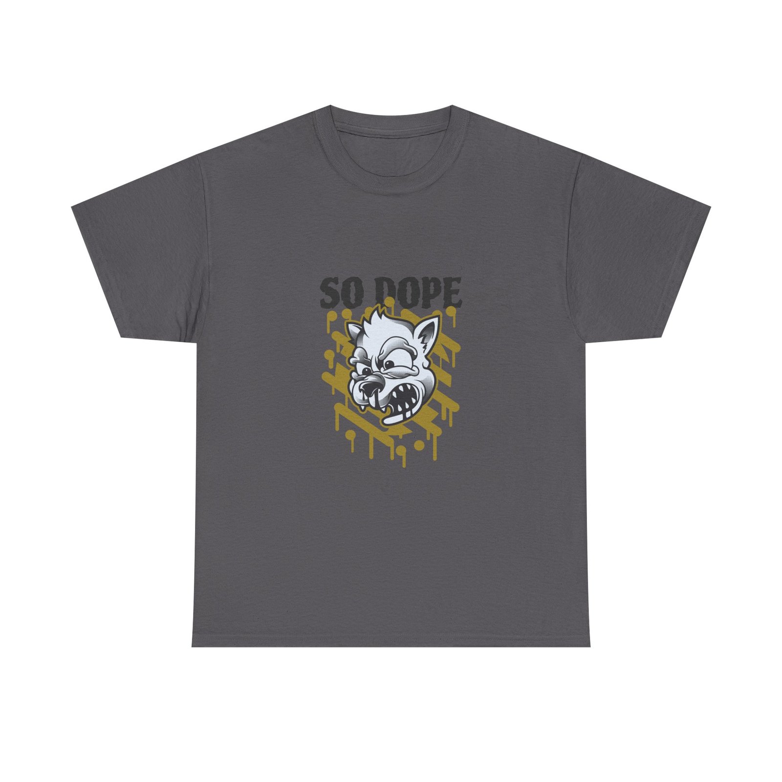 So Dope Wolf Graffiti Street Art Design - T-shirt - Image 5