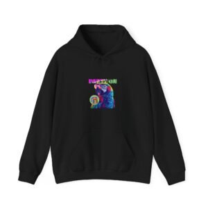 Vibrant Papillon Parrot Colorful Illustration - Hoodie