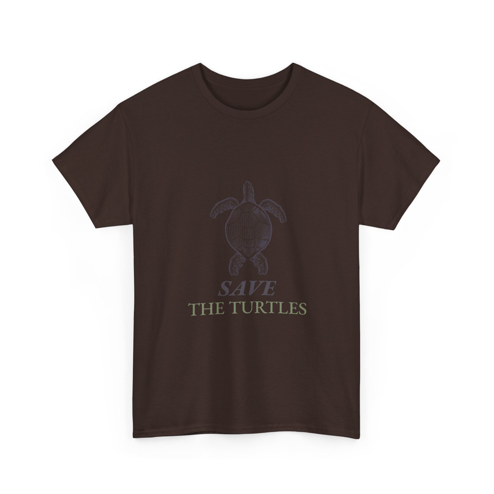 SAVE THE TURTLES Ocean Conservation Graphic Design - T-shirt - Image 3