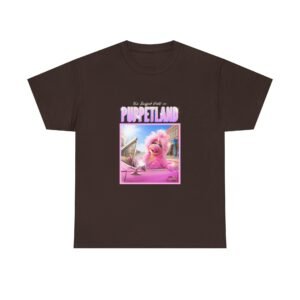 Glamorous Poodle with Puppetland Theme Artistic Illustration - T-shirt