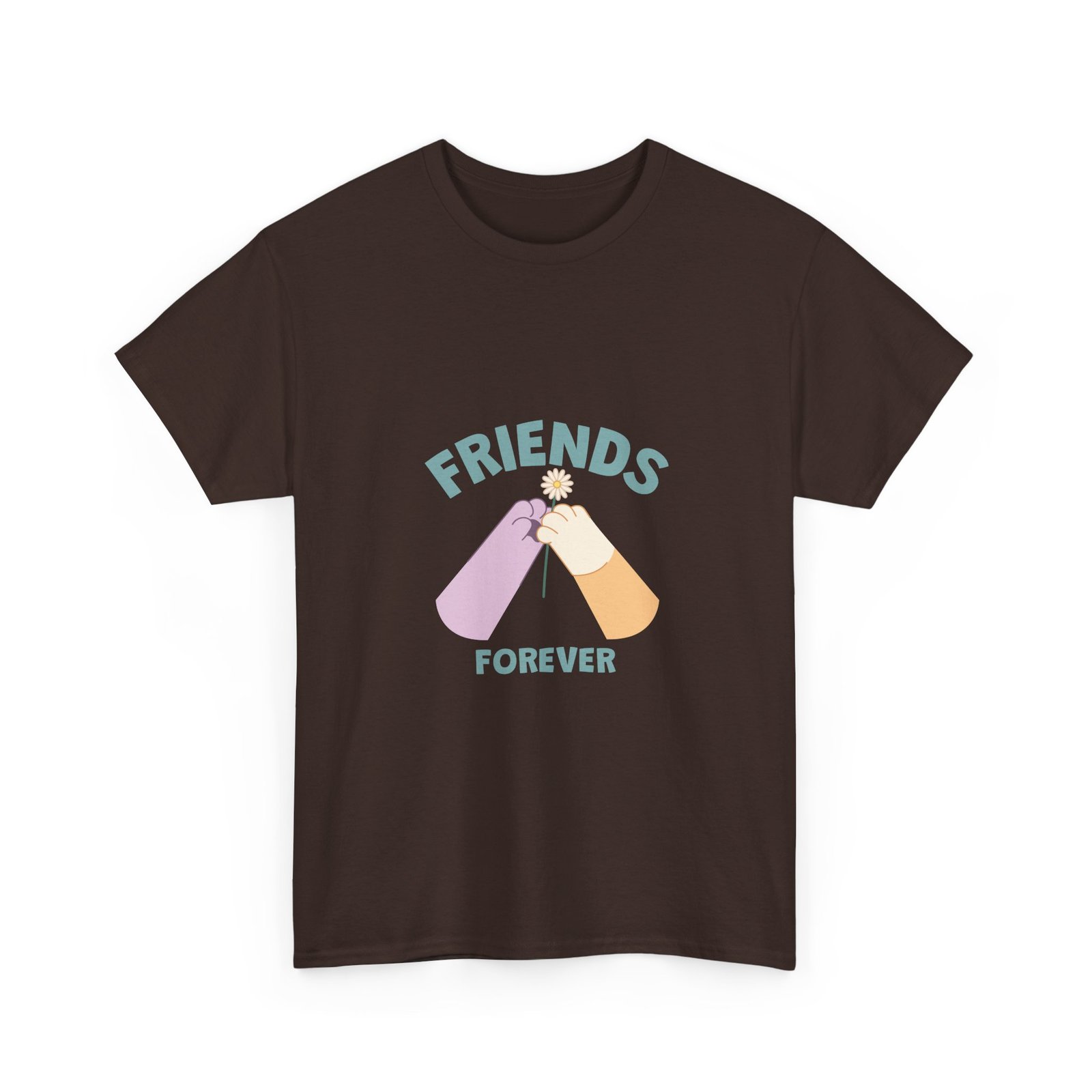Friends Forever Animal Friends Sweet Heartwarming Design - T-shirt - Image 3