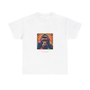 Apes King Gorilla Powerful Majestic Primate Illustration - T-shirt