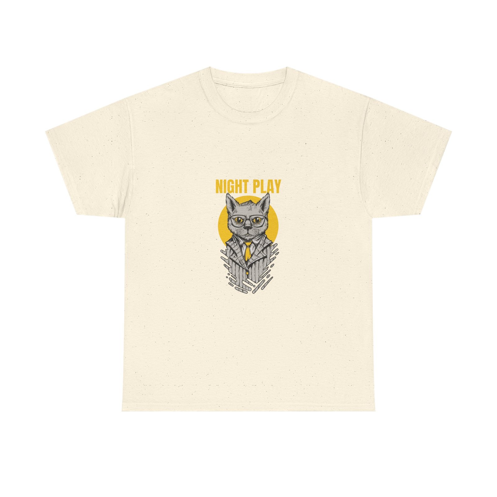 Mysterious Cat Silhouette Playing Under Moonlight - T-shirt - Image 5