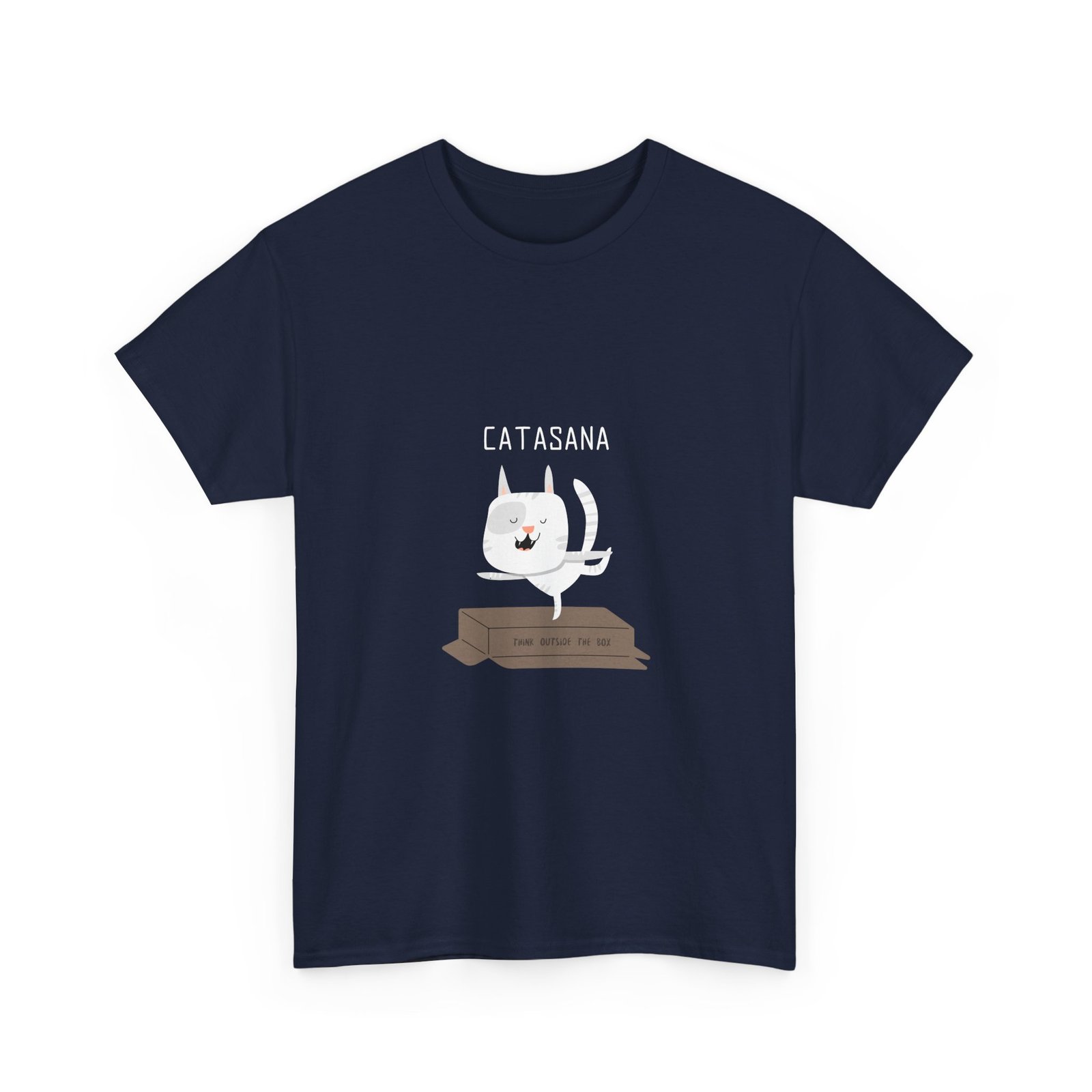 Cat in Asana Pose Peaceful Zen Meditation Design - T-shirt - Image 11