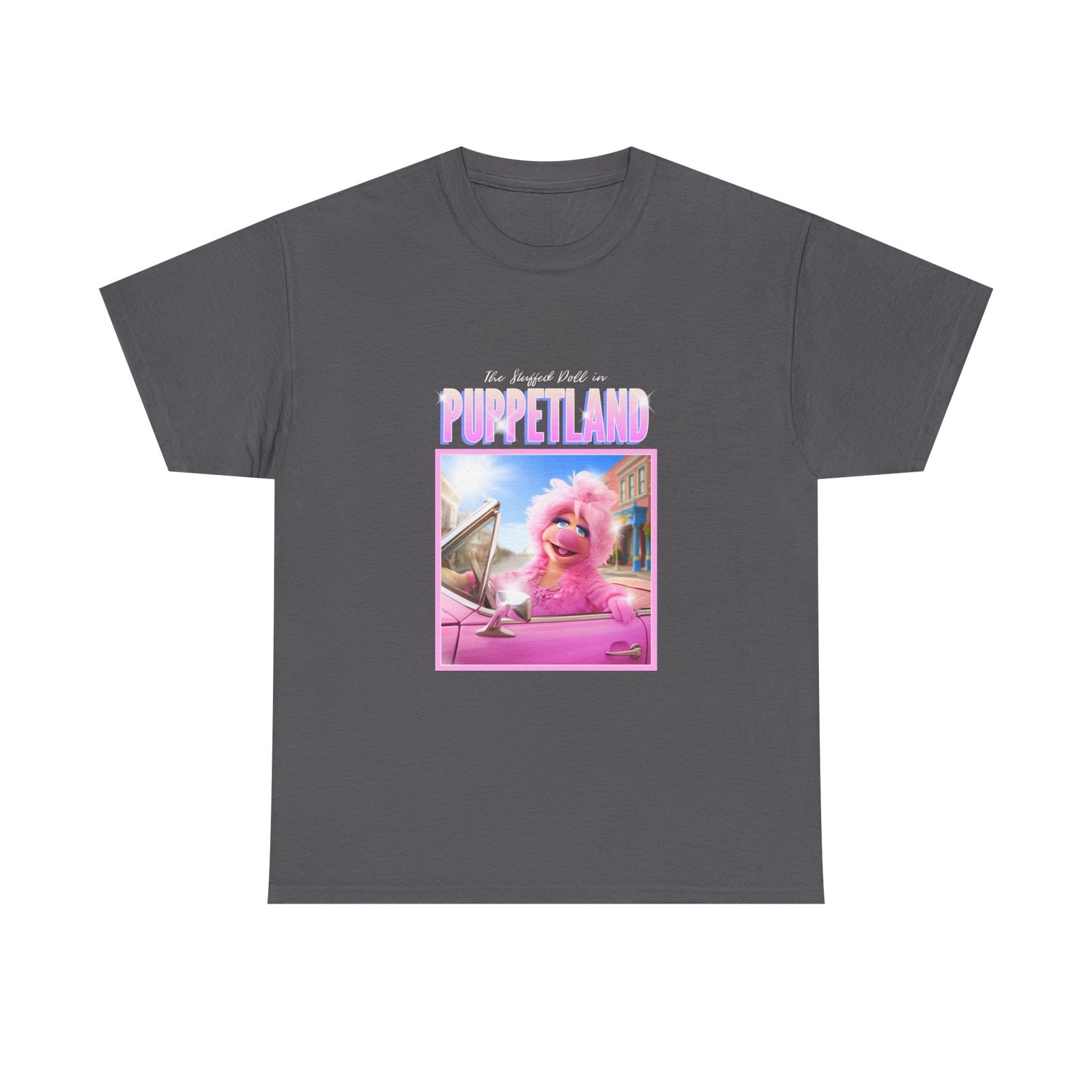 Glamorous Poodle with Puppetland Theme Artistic Illustration - T-shirt - Image 5