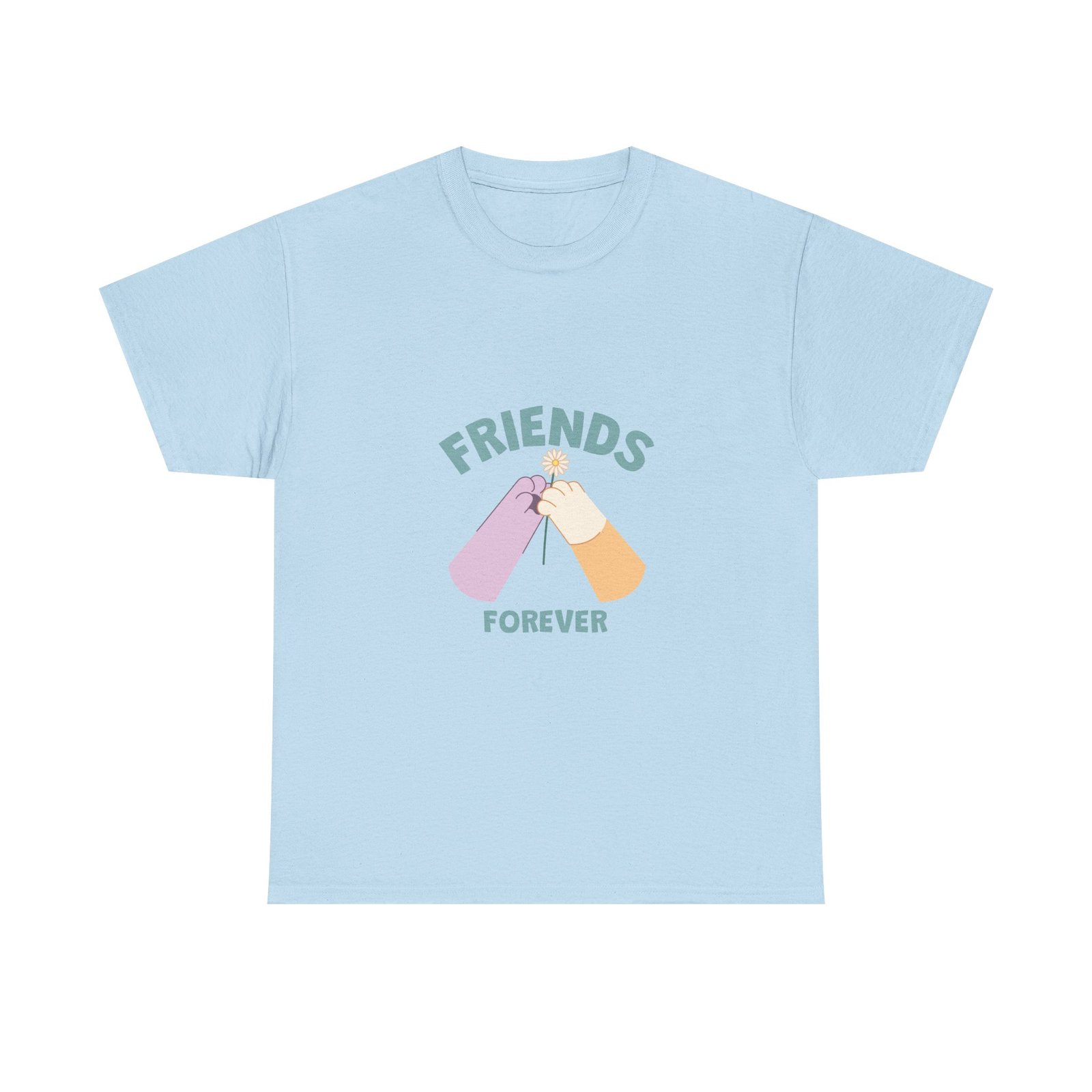 Friends Forever Animal Friends Cute Cartoon Illustration - T-shirt - Image 9