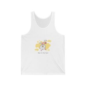New to the Herd Cute Fluffy Sheep Graphic - Tank Top