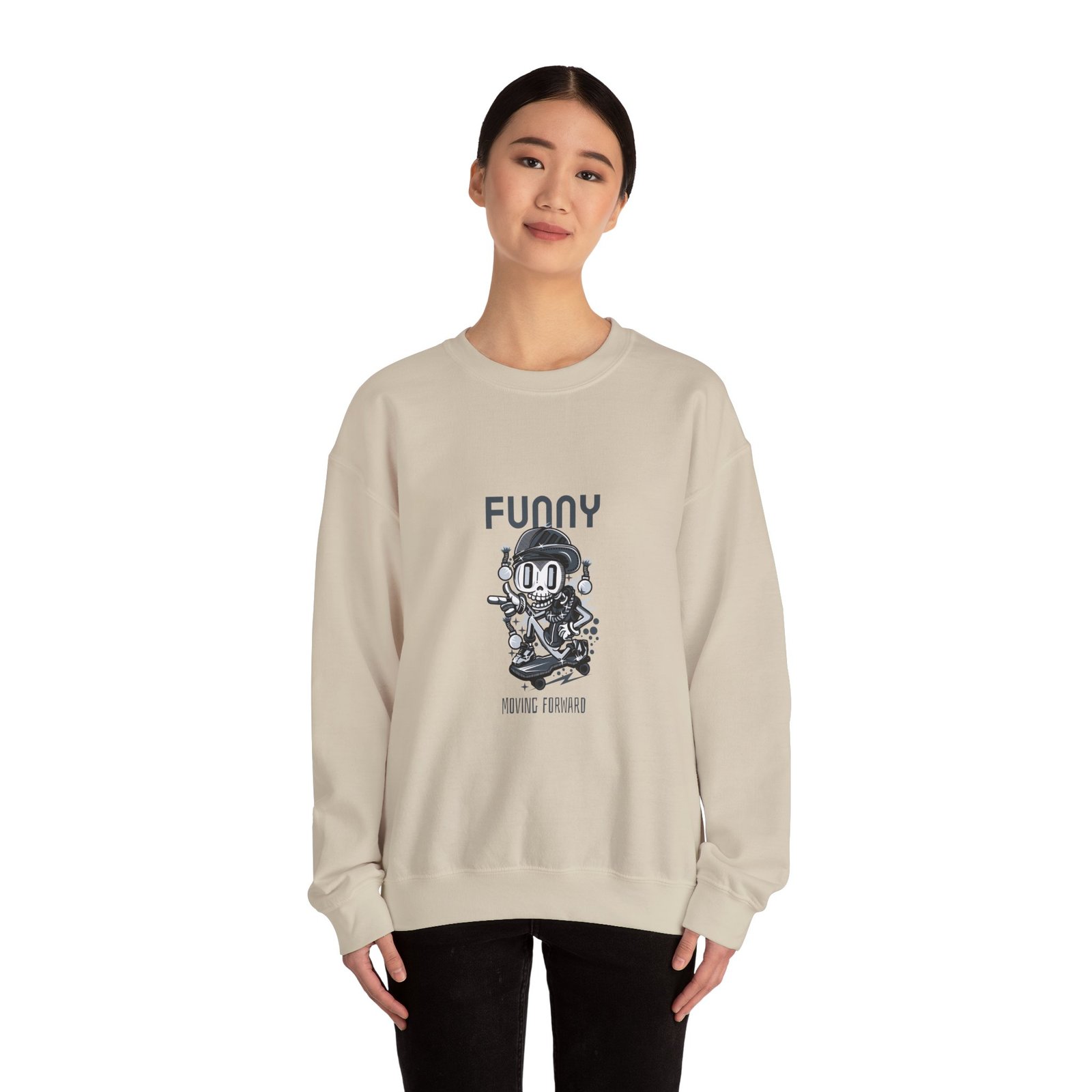 Funny Playful Astronaut Dog Cartoon Illustration - Sweatshirt - Image 8