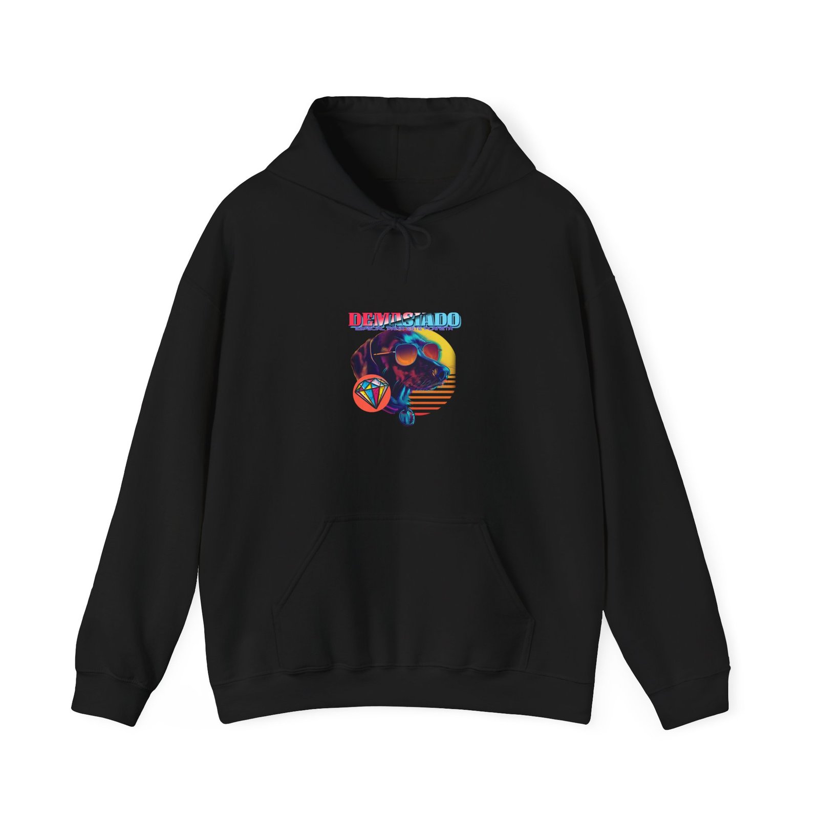 Demasiado Dog Stylish Cool Graphic Design - Hoodie