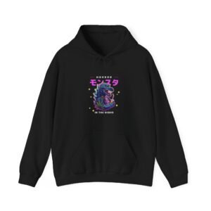 Horror Monster Dinosaur Scary Design with Fierce Creature - Hoodie