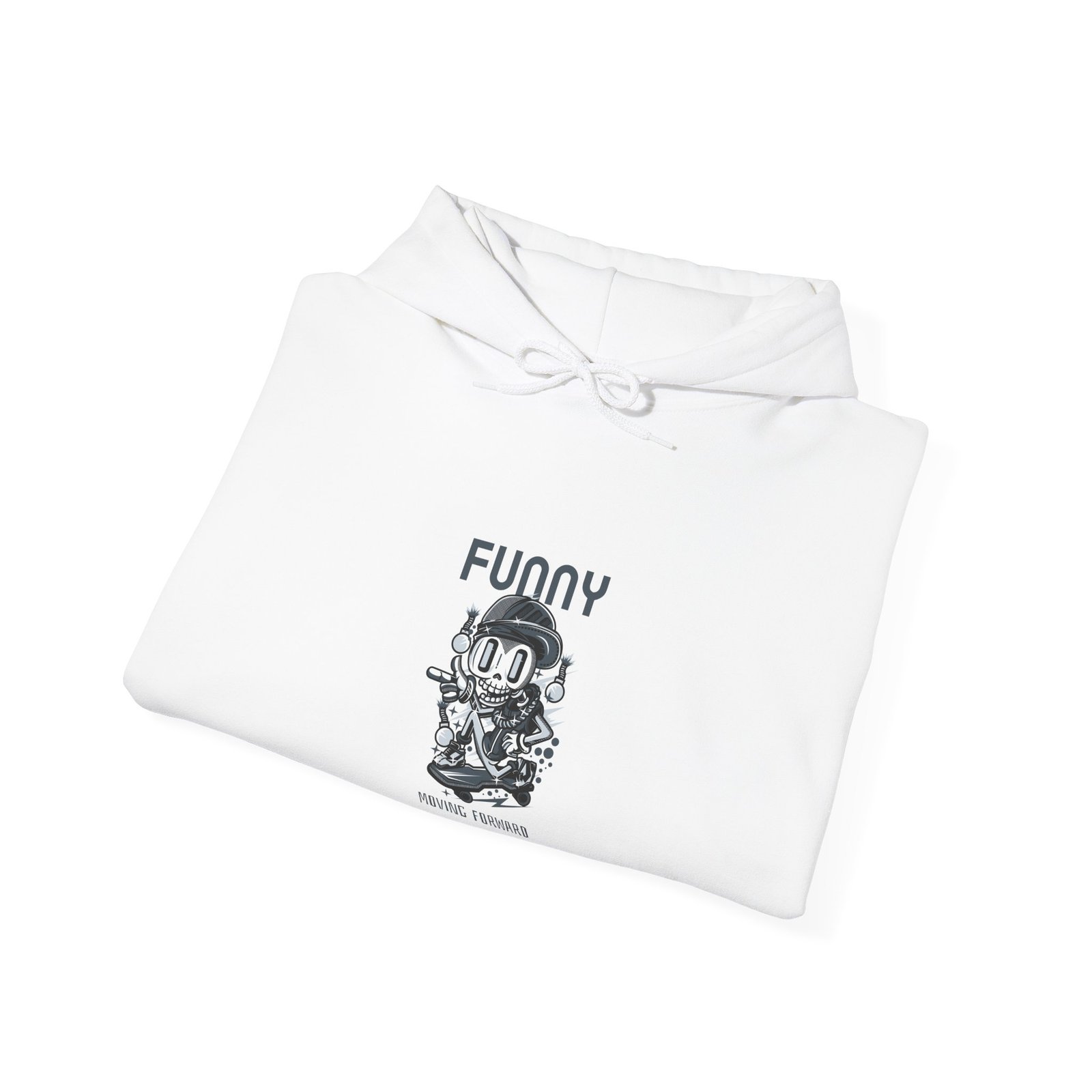 Funny Playful Astronaut Dog Cartoon Illustration - Hoodie - Image 4