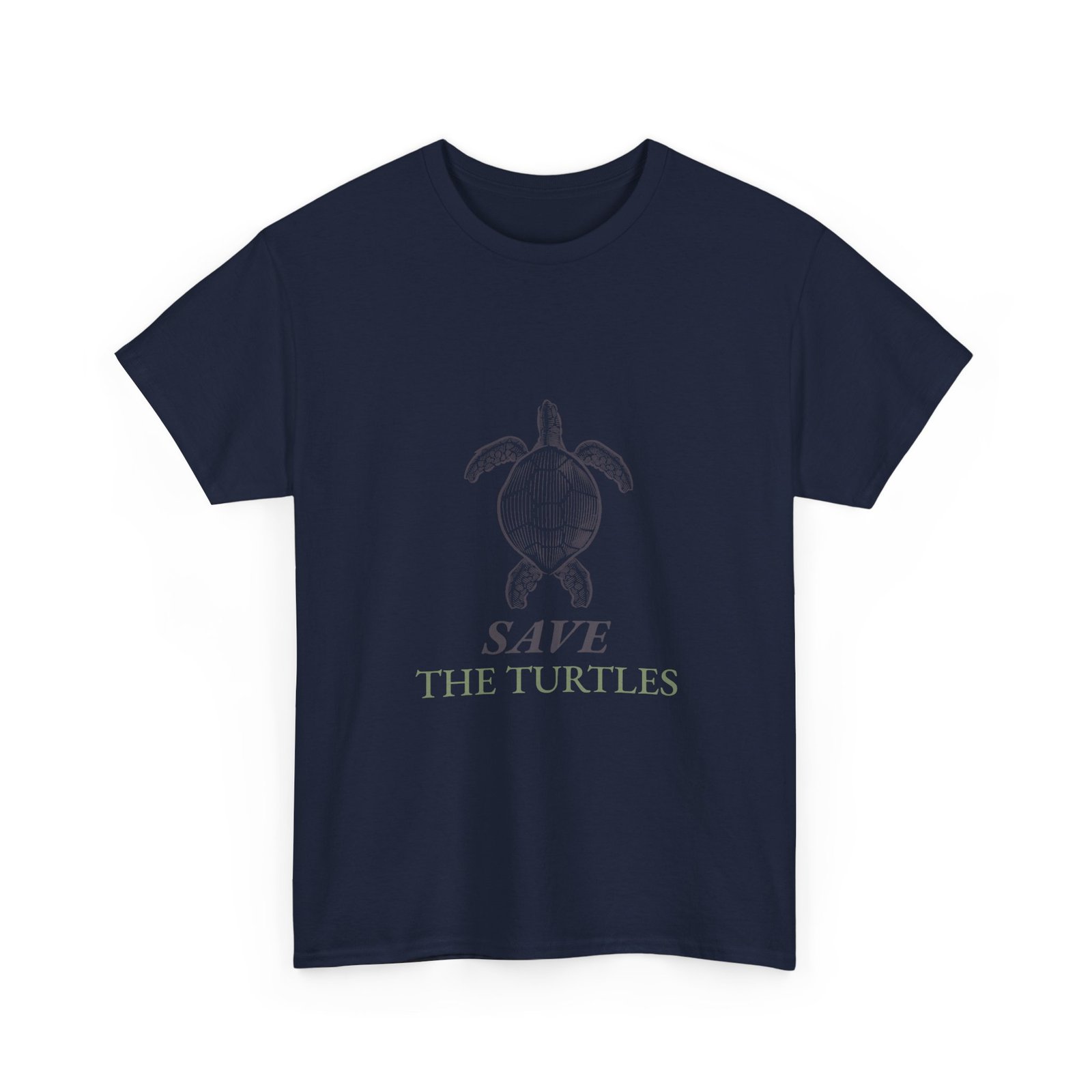 SAVE THE TURTLES Ocean Conservation Graphic Design - T-shirt - Image 11