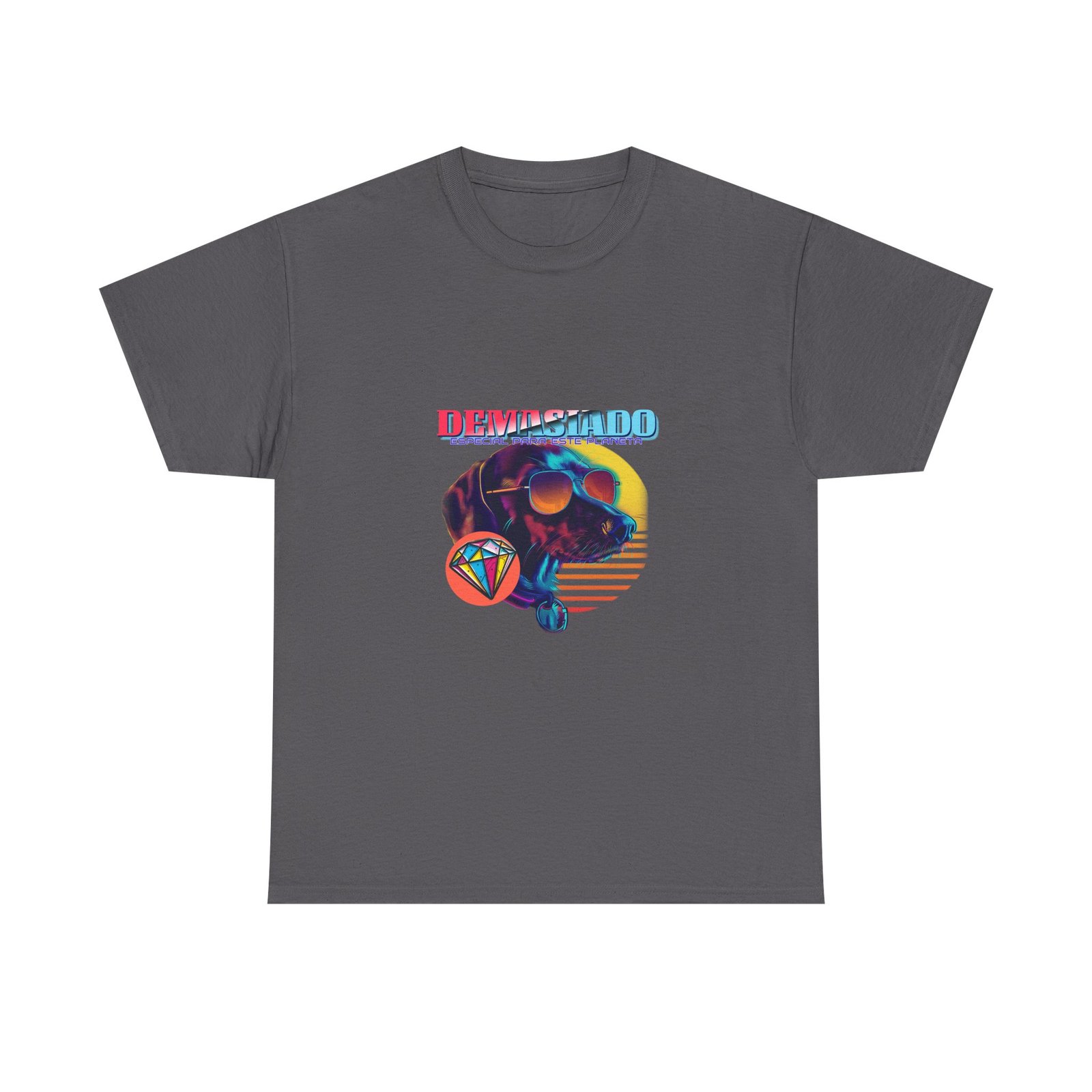 Demasiado Dog Stylish Cool Graphic Design - T-shirt - Image 5