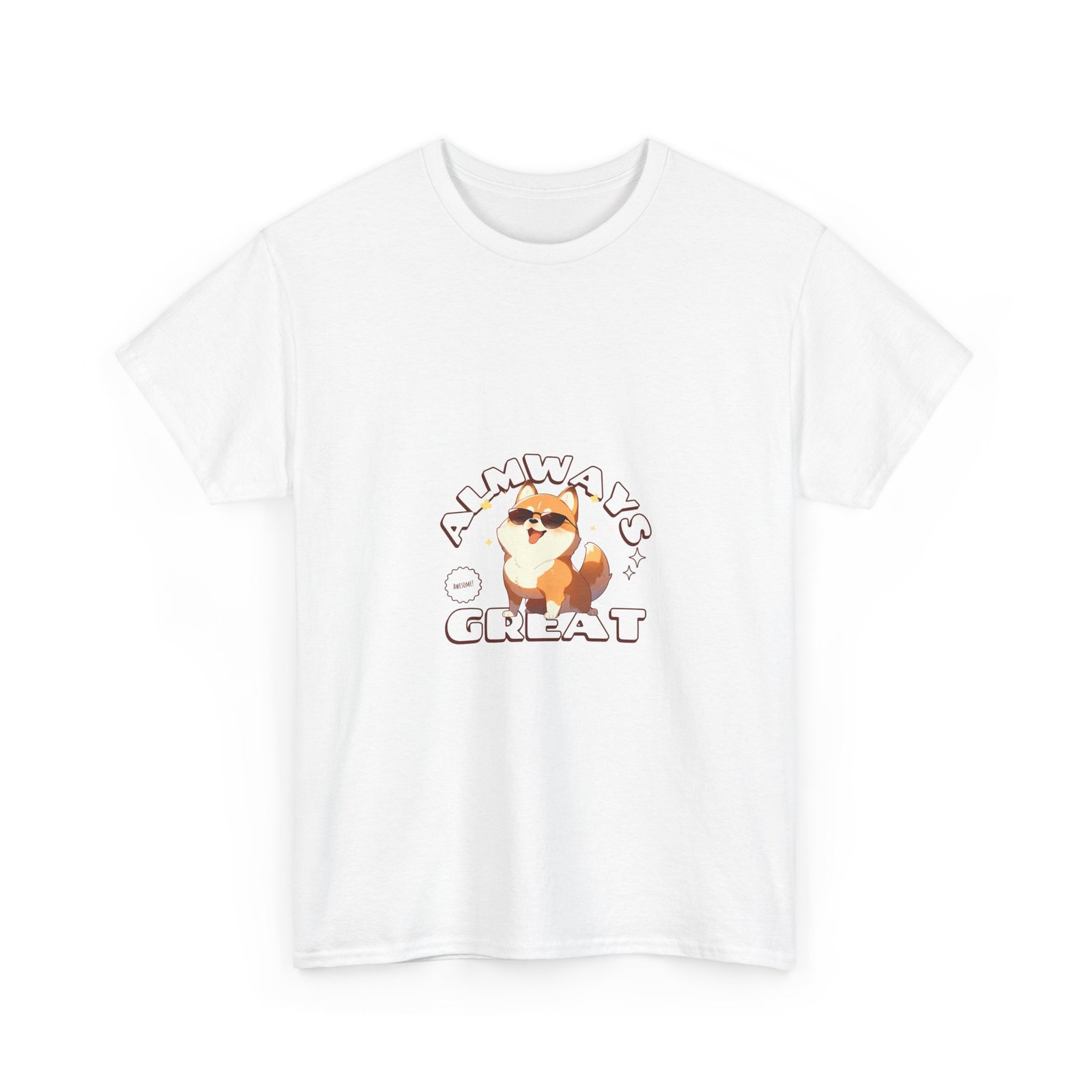 Always Great Dog Cheerful Happy Canine Artwork - T-shirt - Image 3