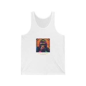 Apes King Gorilla Powerful Majestic Primate Illustration - Tank Top