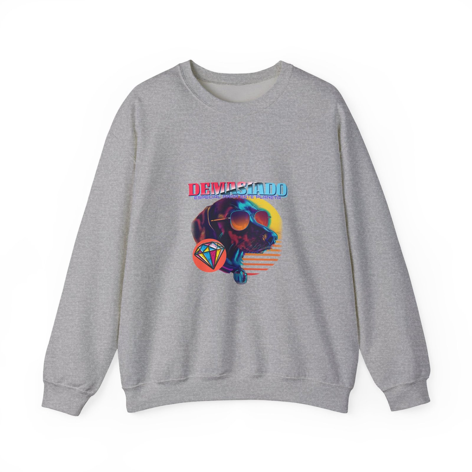 Demasiado Dog Stylish Graphic with Trendy Canine Character - Sweatshirt - Image 9