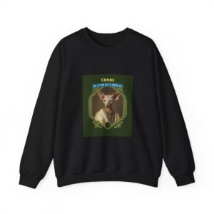 CONDE RONRONEO Sphynx Cat Noble Artistic Illustration - Sweatshirt