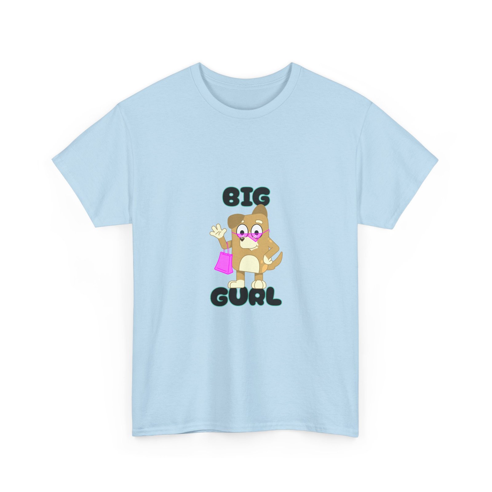 Big Gurl Squirrel Shopper Cute Cartoon Character - T-shirt - Image 11
