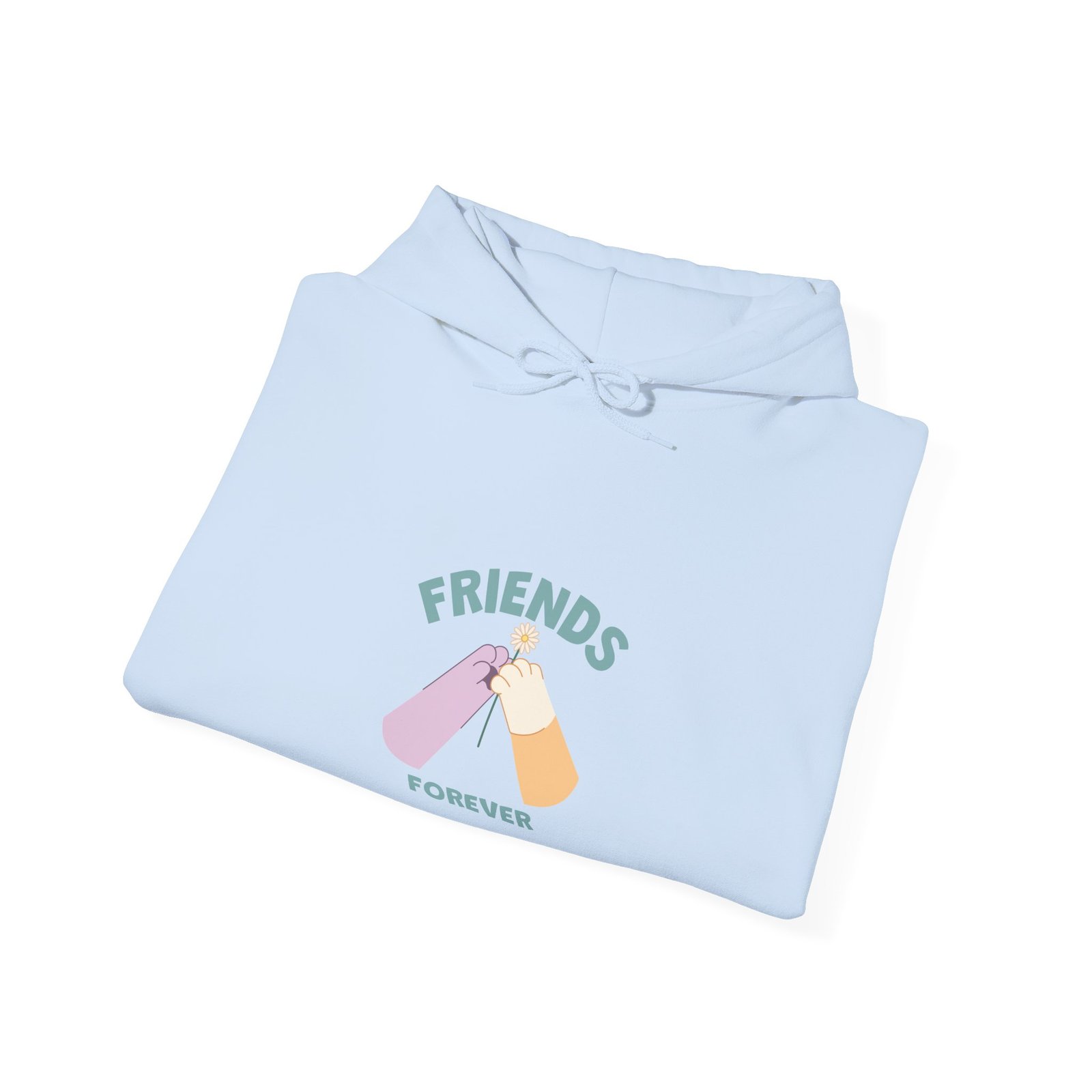 Friends Forever Animal Friends Cute Cartoon Illustration - Hoodie - Image 12