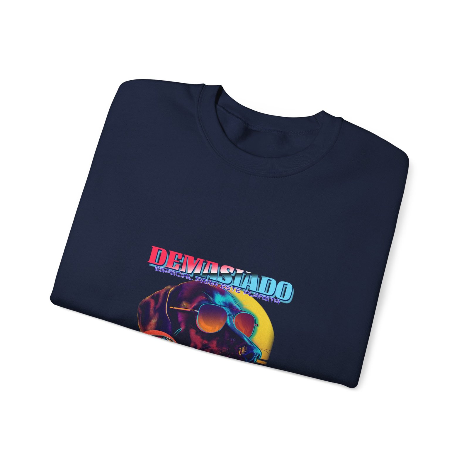 Demasiado Dog Stylish Cool Graphic Design - Sweatshirt - Image 11