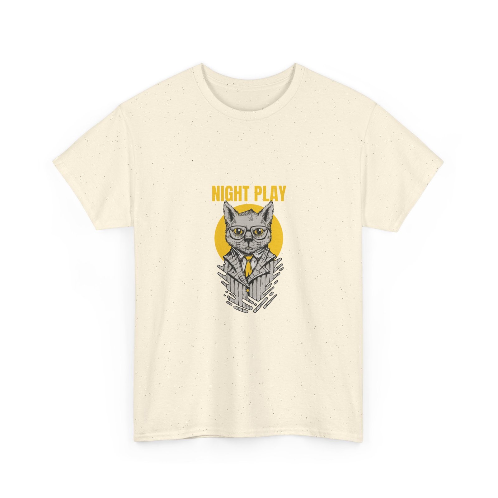Mysterious Cat Silhouette Playing Under Moonlight - T-shirt - Image 7