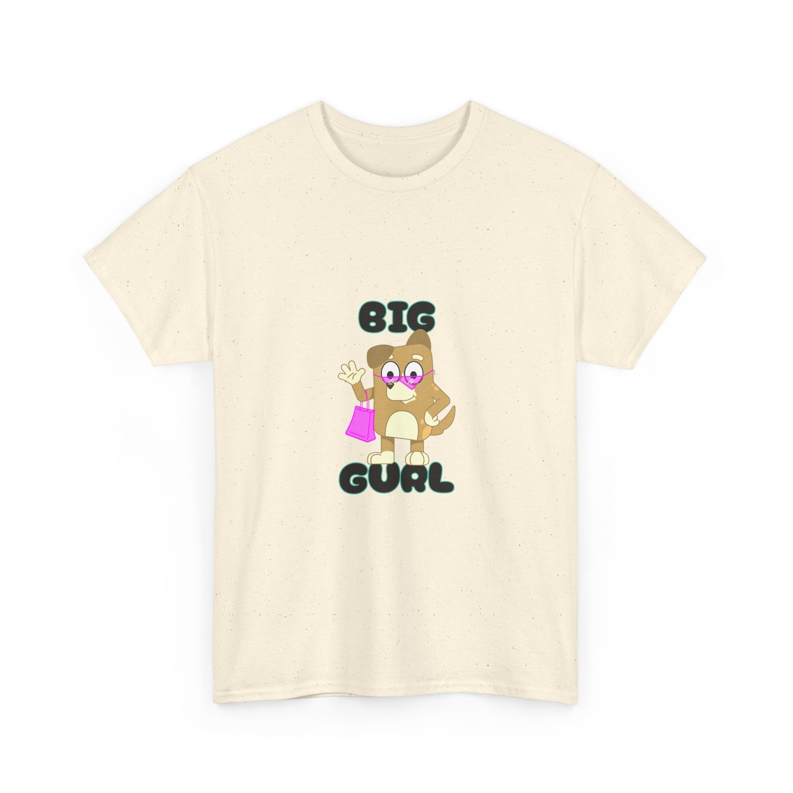 Big Gurl Squirrel Shopper Cute Cartoon Character - T-shirt - Image 7