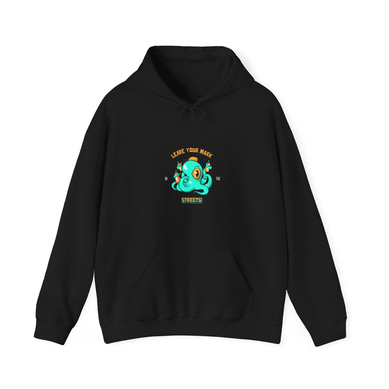 Leave Your Mark in the Streets Octopus Graffiti Art Design - Hoodie
