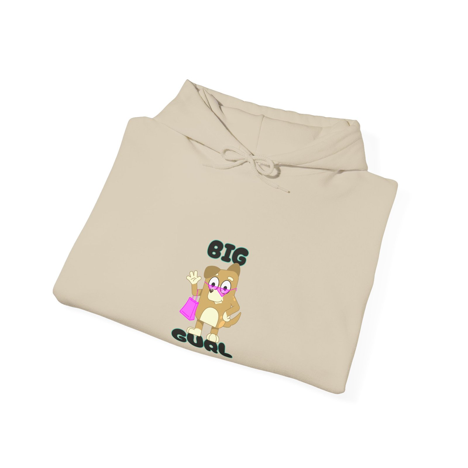 Big Gurl Squirrel Shopper Cute Cartoon Character - Hoodie - Image 8