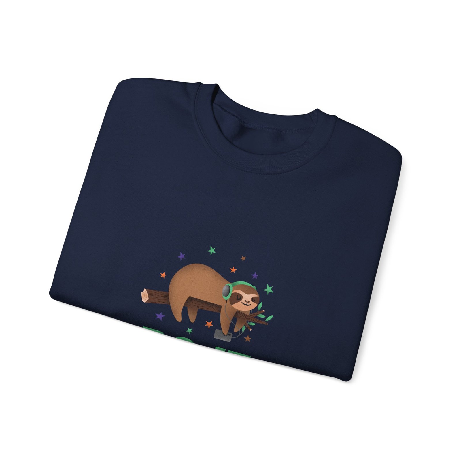 Funny Do It Later Sloth Lazy Cartoon Illustration - Sweatshirt - Image 11