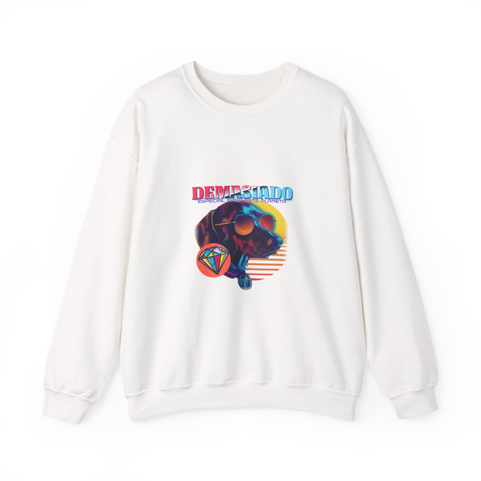 Demasiado Dog Stylish Graphic with Trendy Canine Character - Sweatshirt