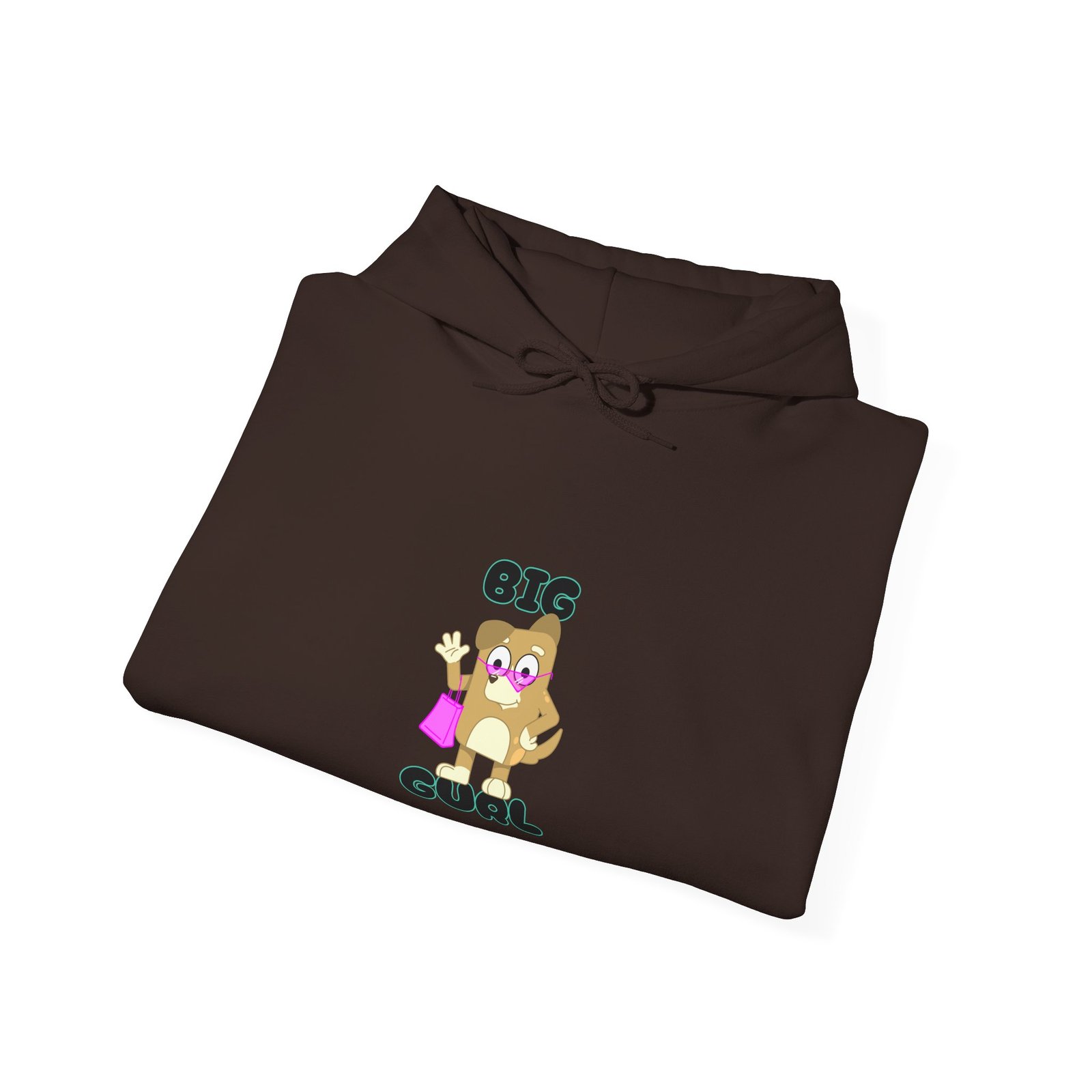 Big Gurl Squirrel Shopper Cute Animal Cartoon Art - Hoodie - Image 8