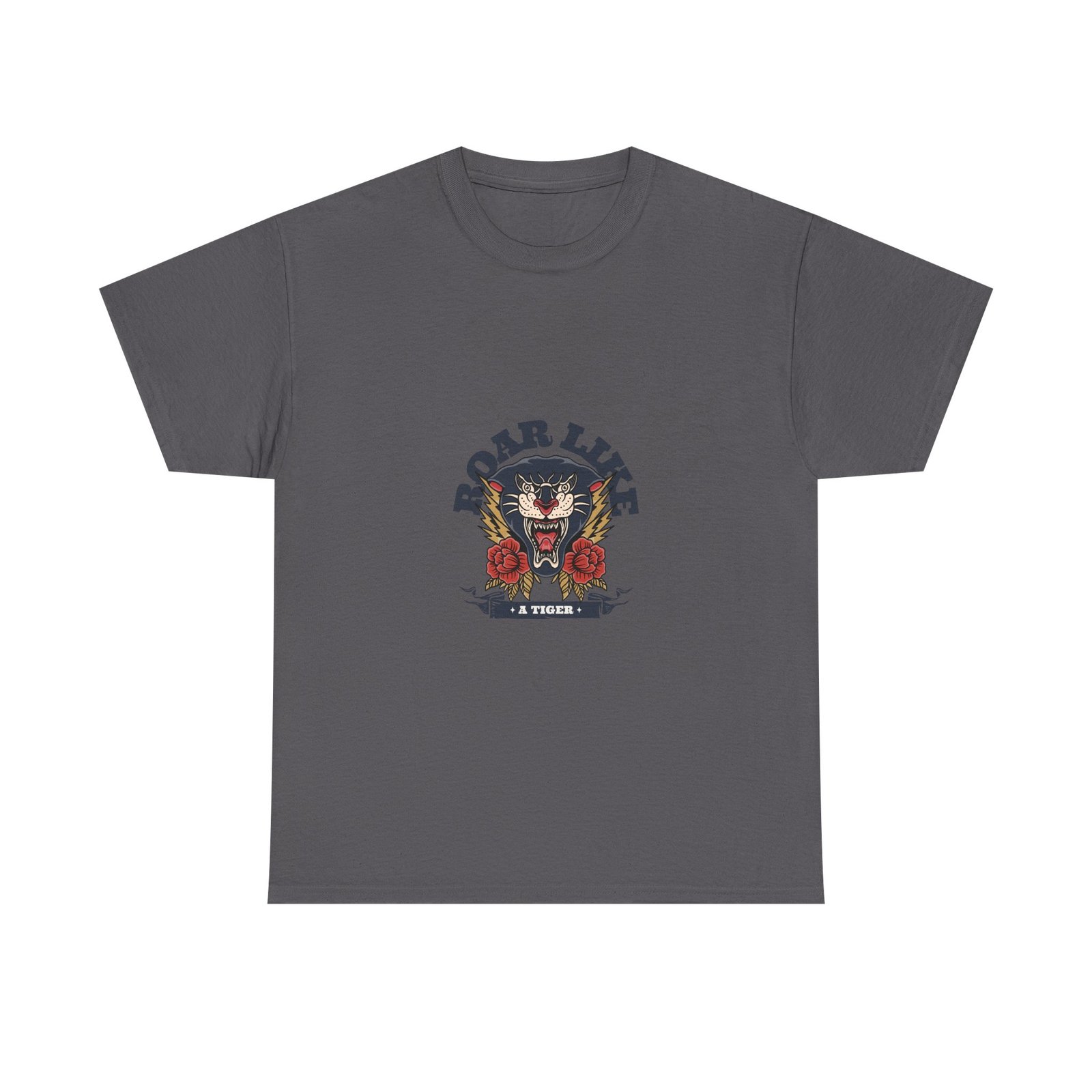 Roar Like a Tiger Fierce Tiger Illustration - T-shirt - Image 5