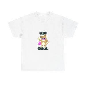 Big Gurl Squirrel Shopper Cute Cartoon Character - T-shirt